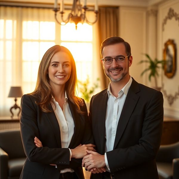 Dva finanční poradci ve světlé olomoucké kanceláři